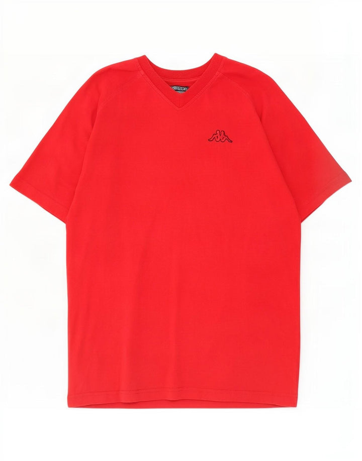 Kappa T-Shirt Homme Rouge Moyen Coton