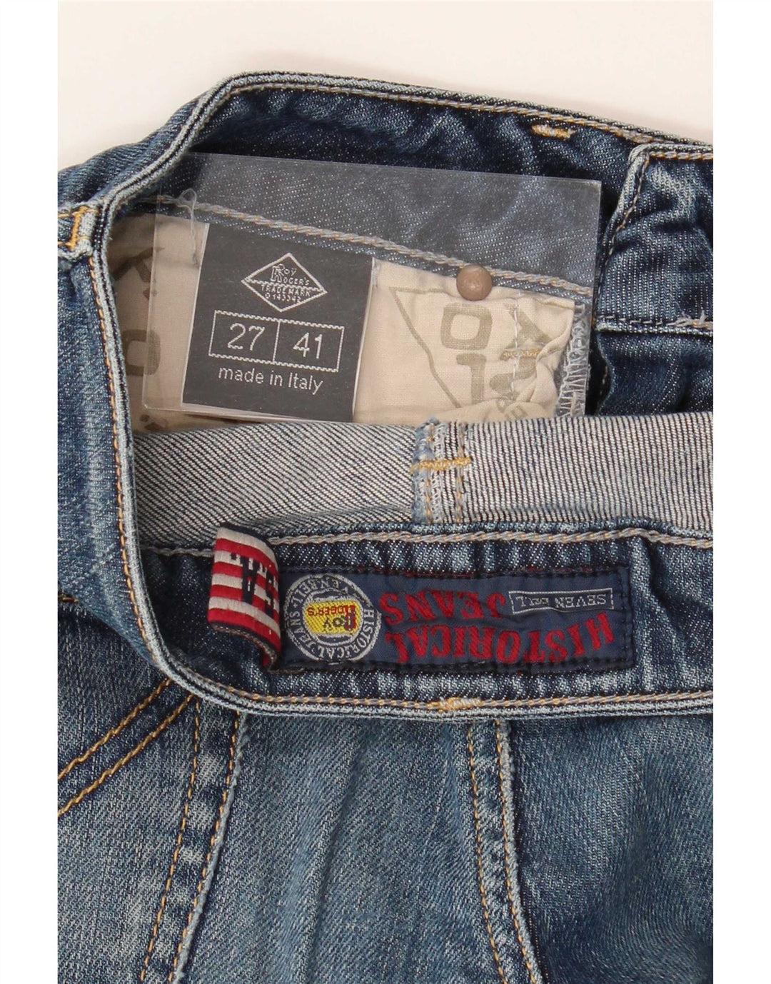Roy Rogers Jean droit femme W27 L29 bleu coton