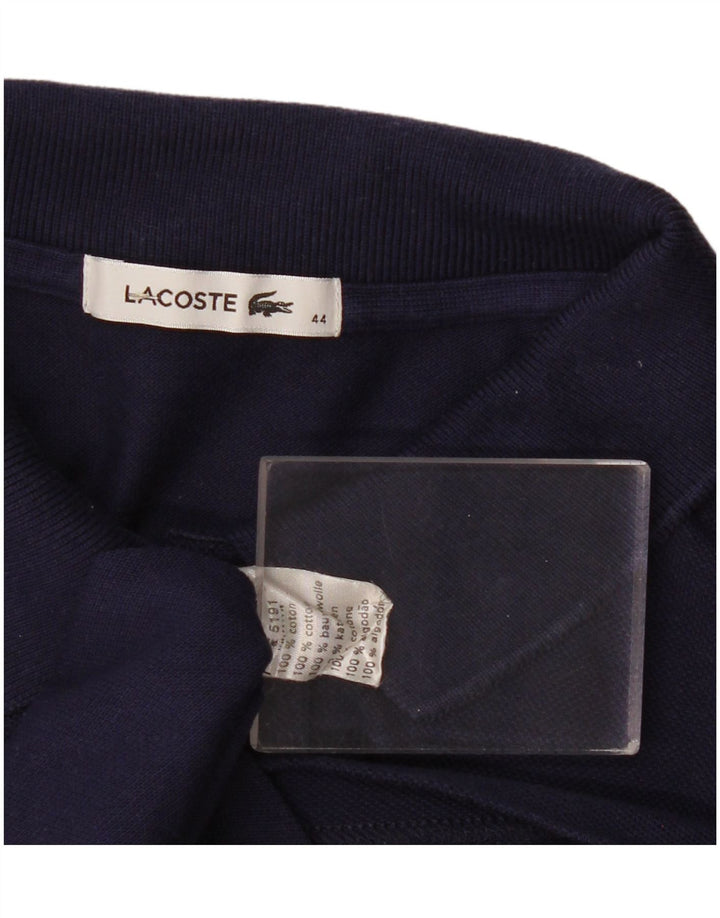 Lacoste Polo Femme Taille 44 Grand Bleu Marine Coton