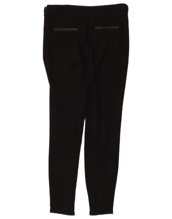 Massimo Dutti Pantalon de costume skinny pour femme EU 38 Small W28 L27 Noir Viscose