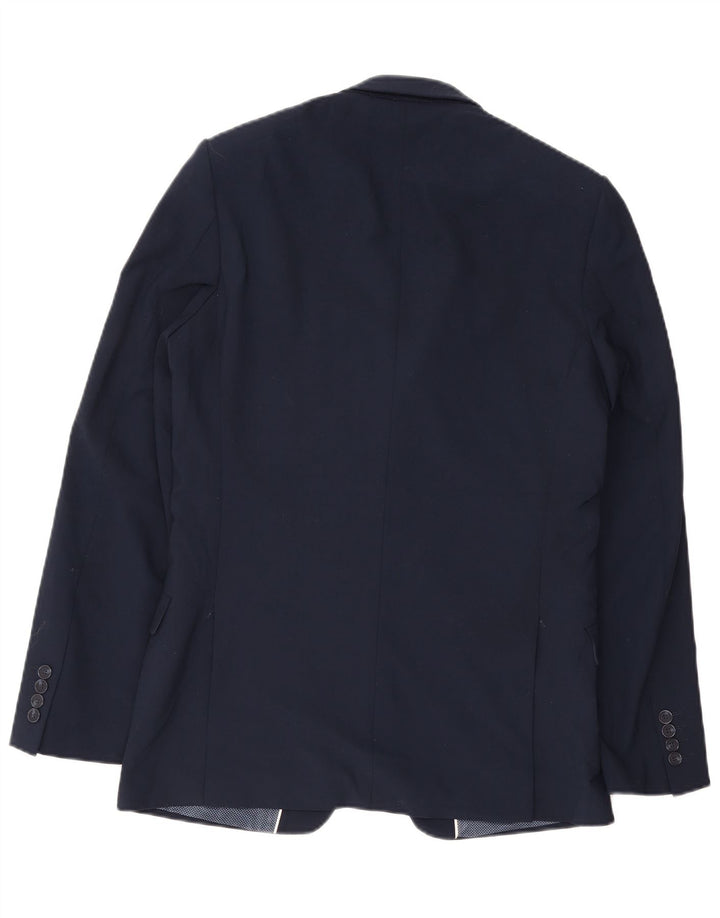 Marks & Spencer Veste blazer slim à 2 boutons pour homme UK 38 Bleu marine moyen