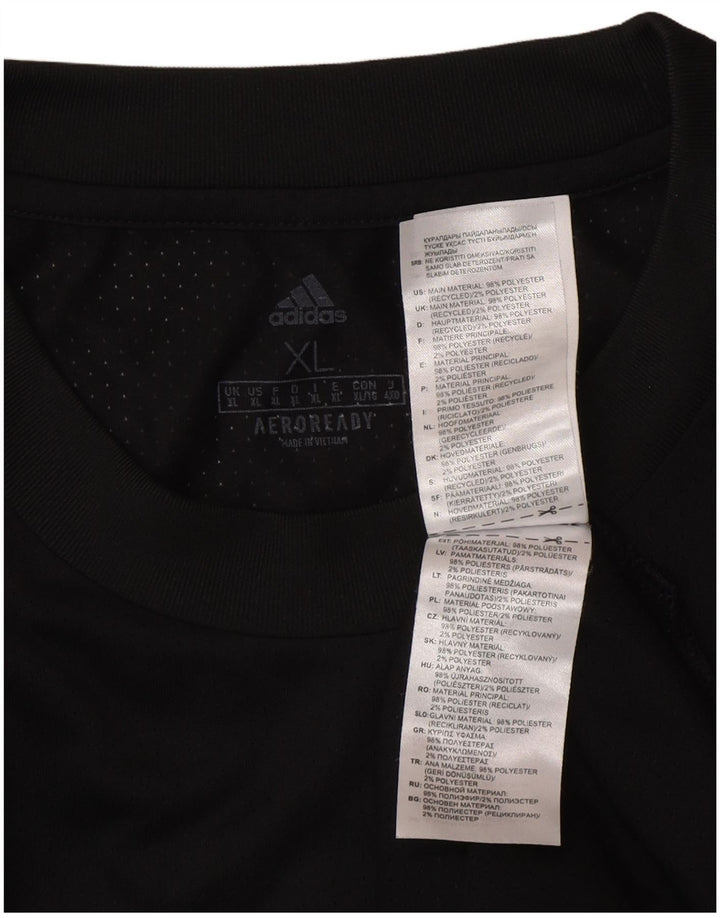 Adidas Homme Aeroready Débardeur XL Noir Polyester
