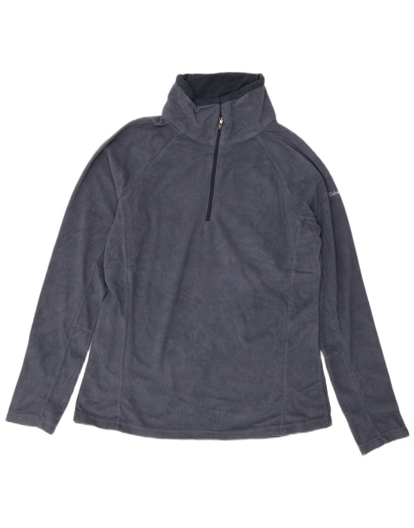 Columbia Pull polaire à col zippé pour homme, taille L, bleu marine, polyester