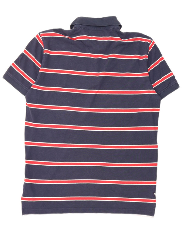 Tommy Hilfiger Polo à manches courtes homme bleu marine rayé