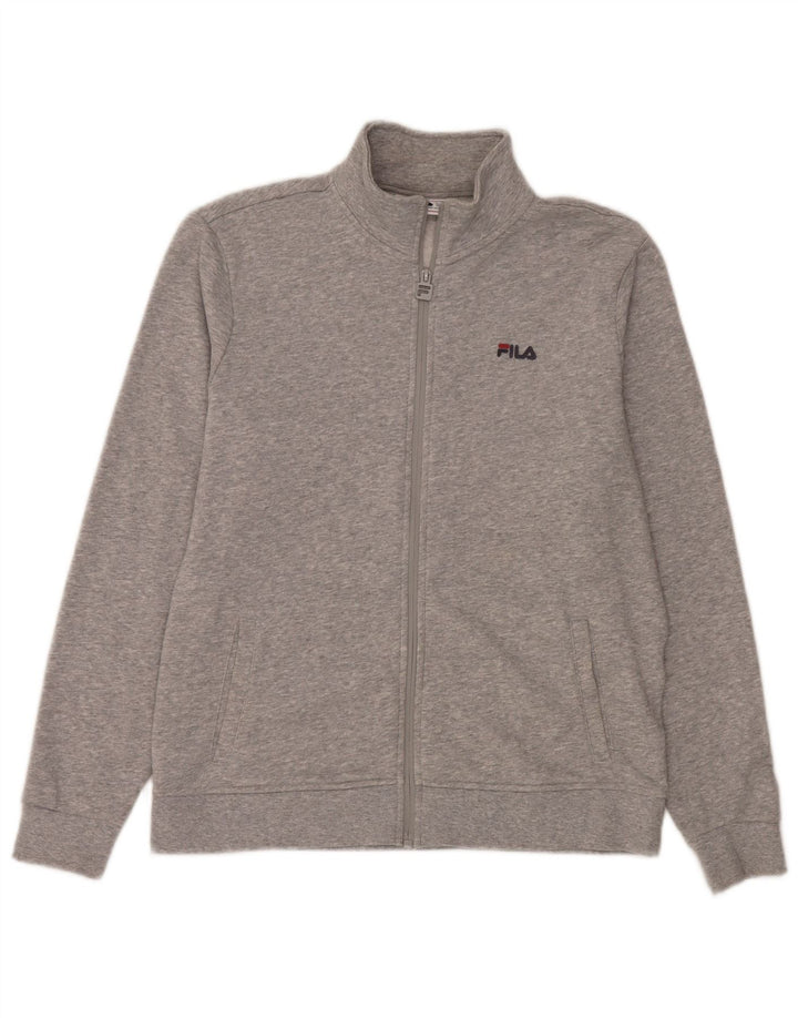 Fila Veste de survêtement pour femme UK 14 Gris moyen Coton