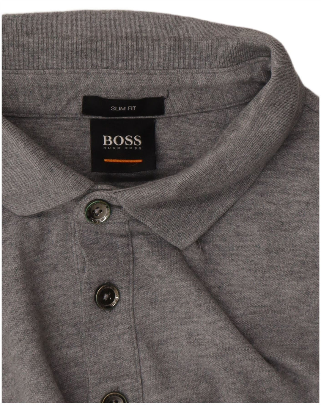 HUGO BOSS Polo Slim Fit Petit Gris Homme