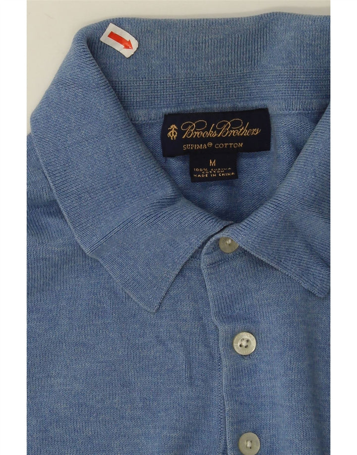 Brooks Brothers Polo Homme Bleu Moyen Coton