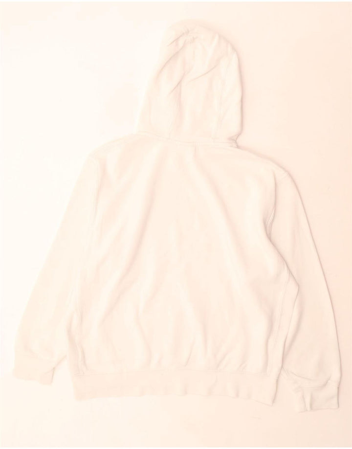 Nike Pull à capuche pour homme en coton blanc Taille L