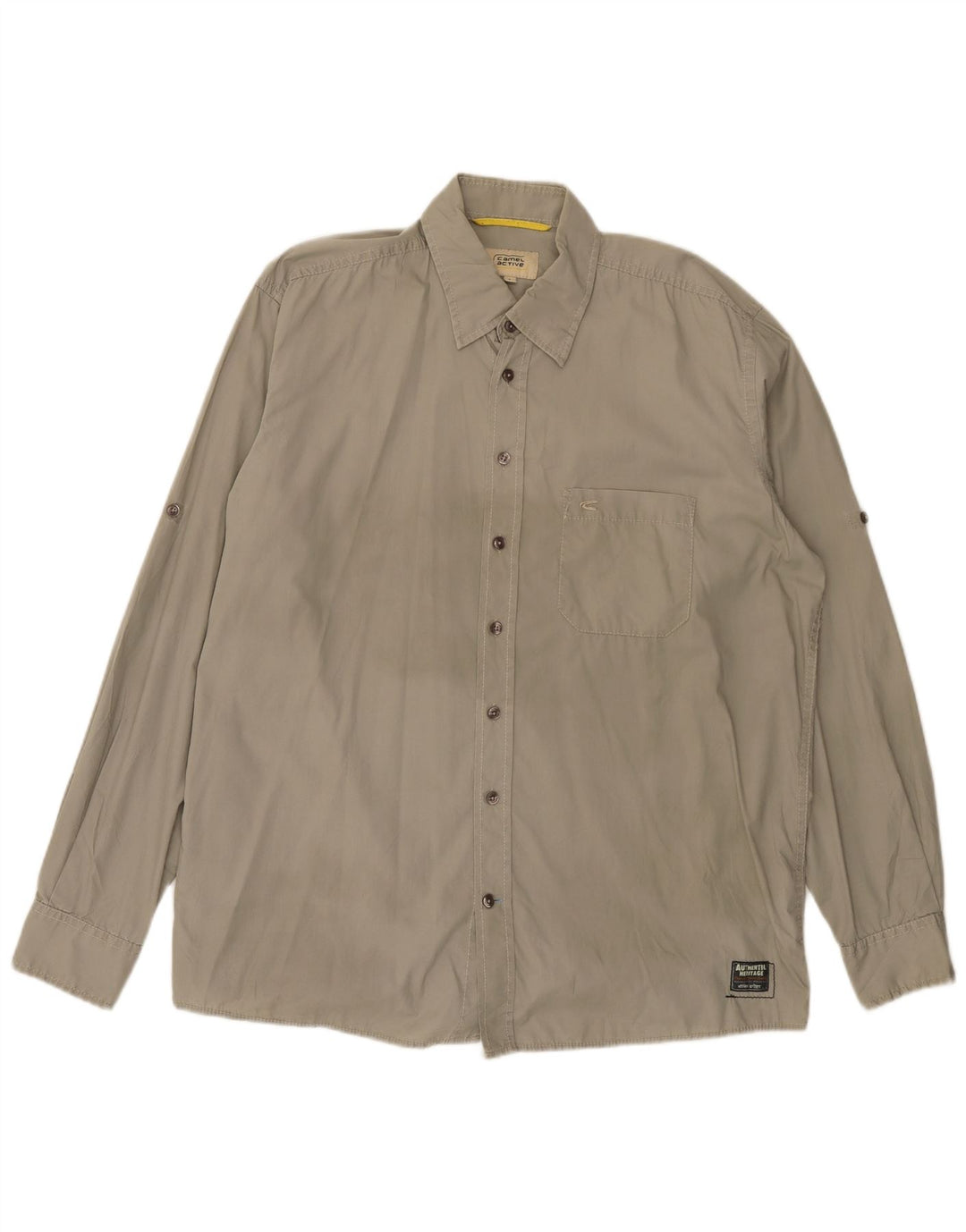 Chemise Homme Camel Active Large Gris Coton