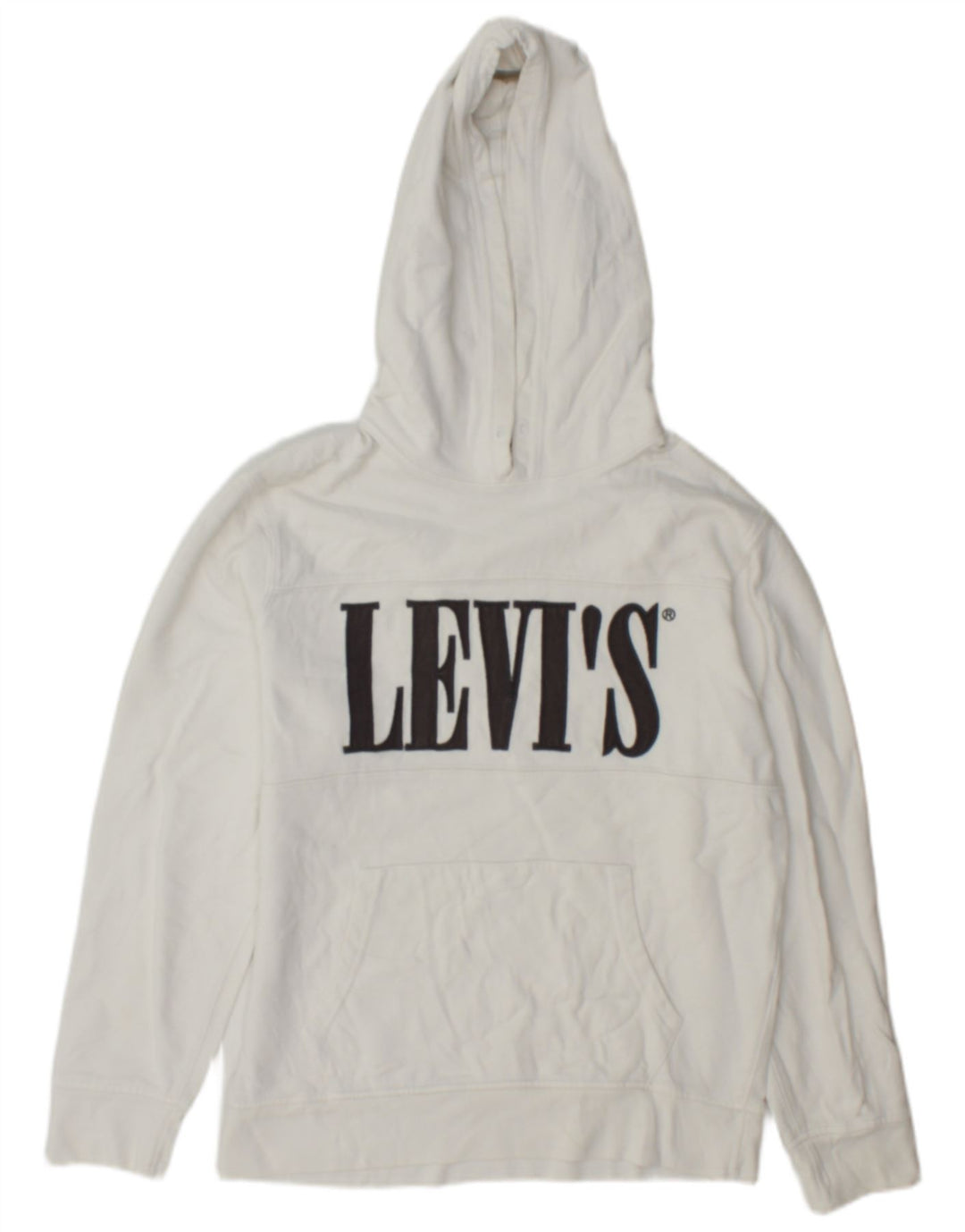 Levi's Pull à Capuche Graphic Homme Petit Blanc Coton