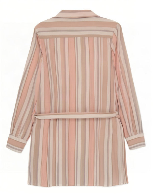 Guess Robe Chemise Femme UK 12 Rayonne Rayée Multicolore Moyenne