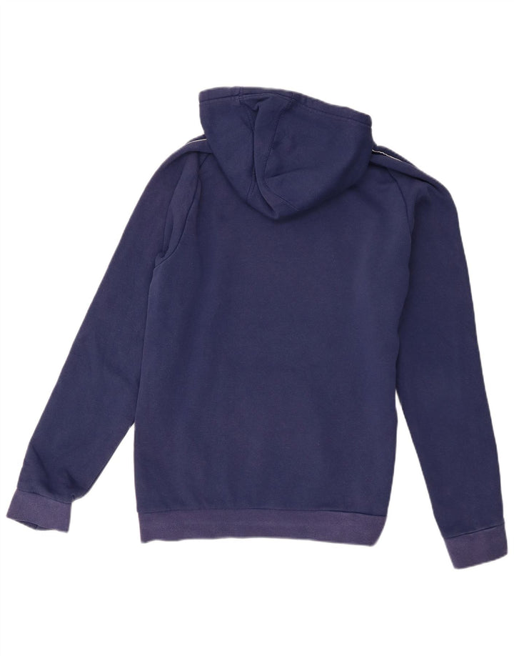 Adidas Pull à capuche pour homme en coton bleu moyen