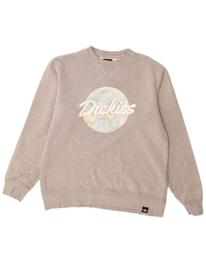 Dickies Sweat-shirt graphique pour homme en coton gris Taille L