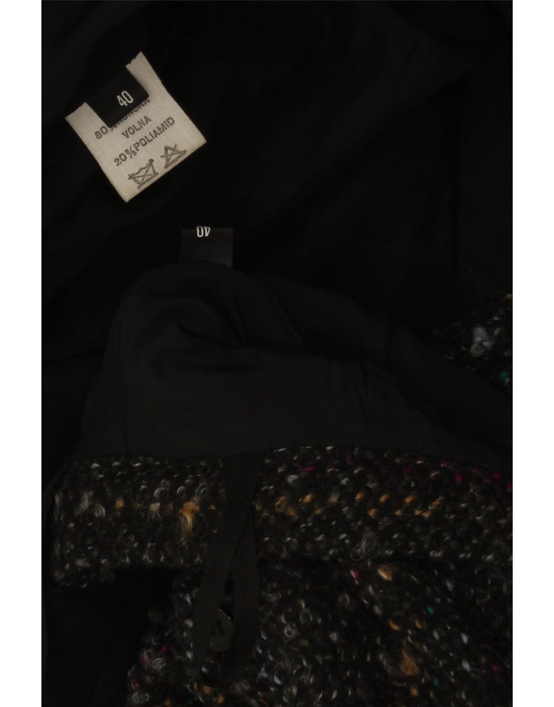 vintage Femme 2 Pièces Jupe Ensemble EU 40 Moyen W28 Gris Moucheté