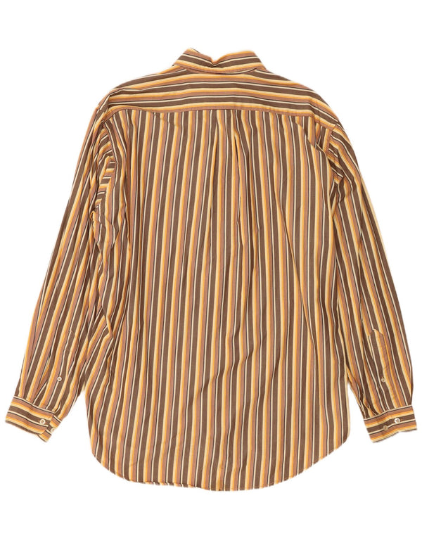 Marlboro Classics Chemise Regular Fit Homme XL Coton Rayé Marron