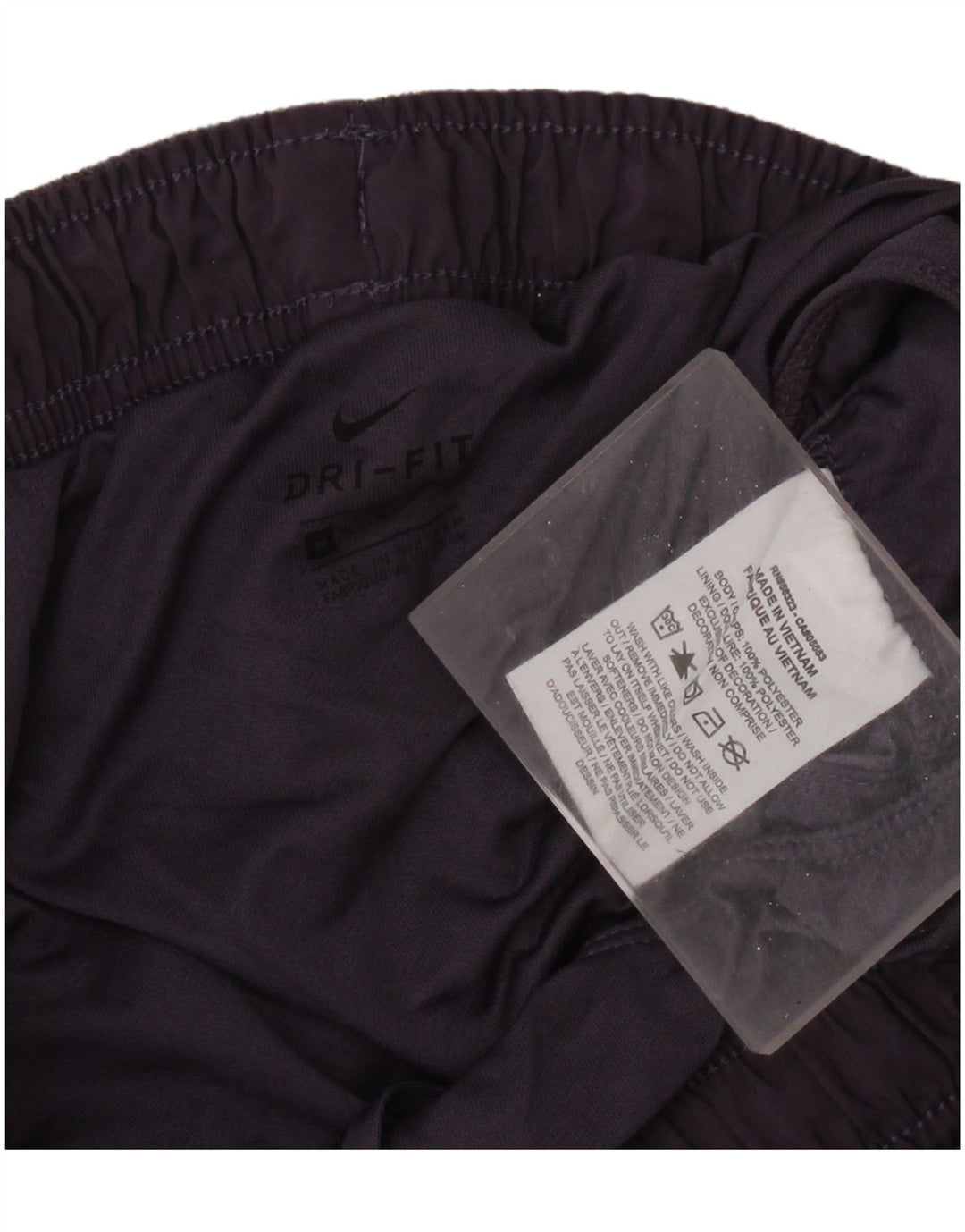 NIKE Short de sport Dri Fit pour femme UK 14 Polyester moucheté violet moyen