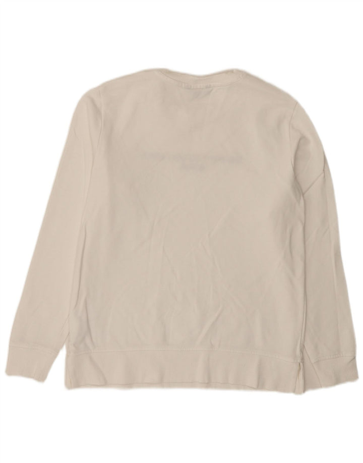 Tommy Hilfiger Sweat-shirt graphique pour homme Petit coton blanc