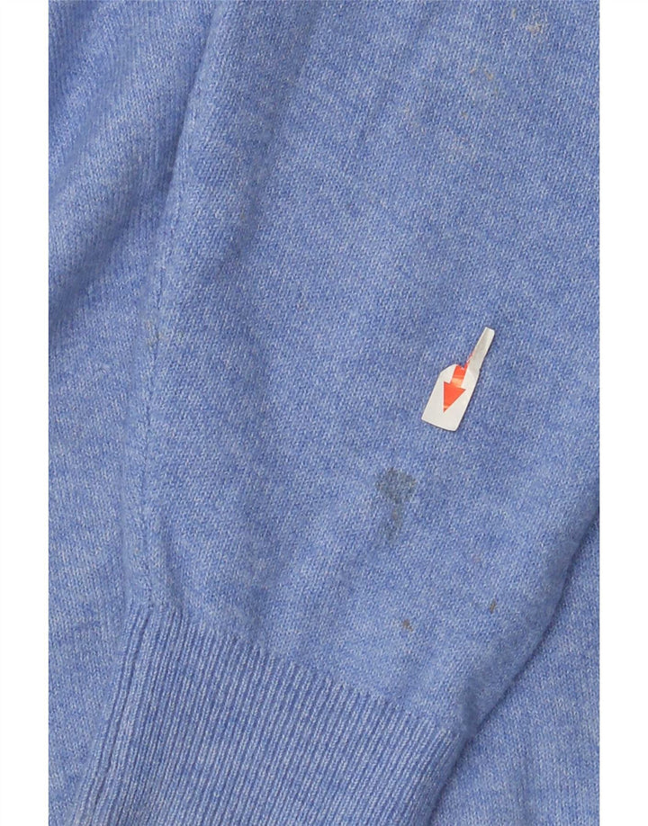 Marks & Spencer Pull Col Roulé Homme Bleu Moyen Polyester