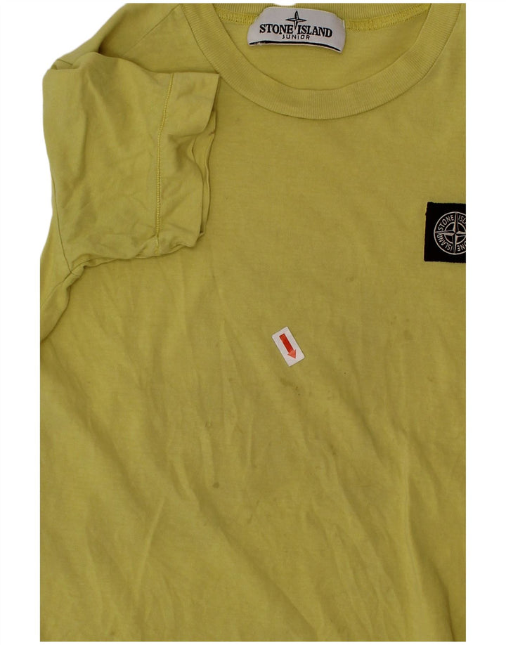 STONE ISLAND T-Shirt Garçon 3-4 Ans Vert