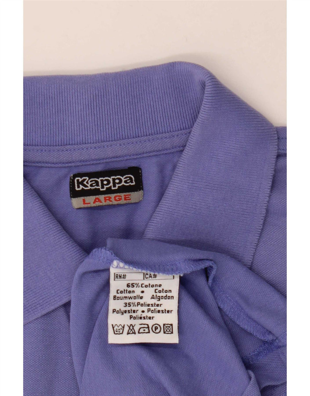 Kappa Polo Homme Grand Bleu Coton