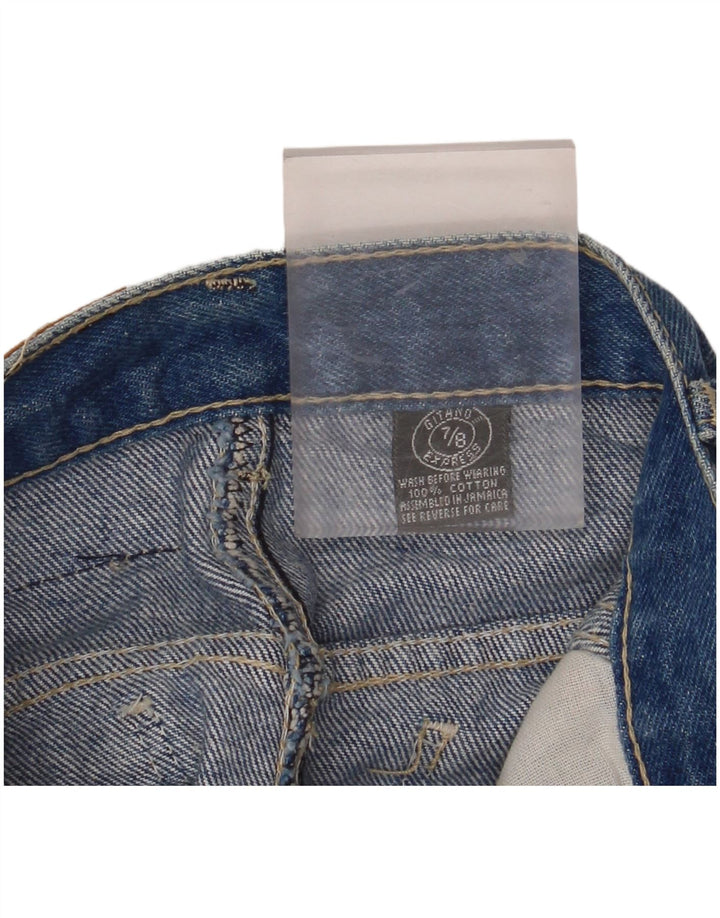 GITANO Jupe en Jean Taille Haute Femme W26 Petit Bleu Coton