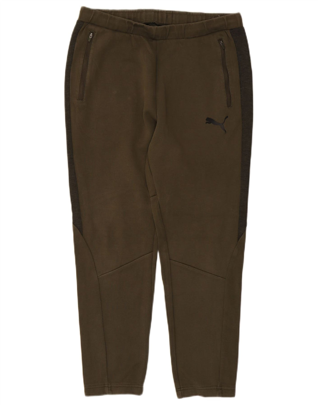 Puma Pantalon de Survêtement Large Homme Kaki Colourblock