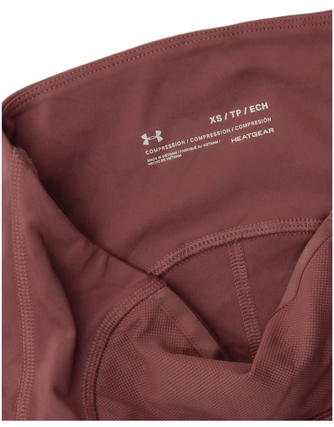 UNDER ARMOUR Legging Heat Gear pour femme UK 4 XS Rose