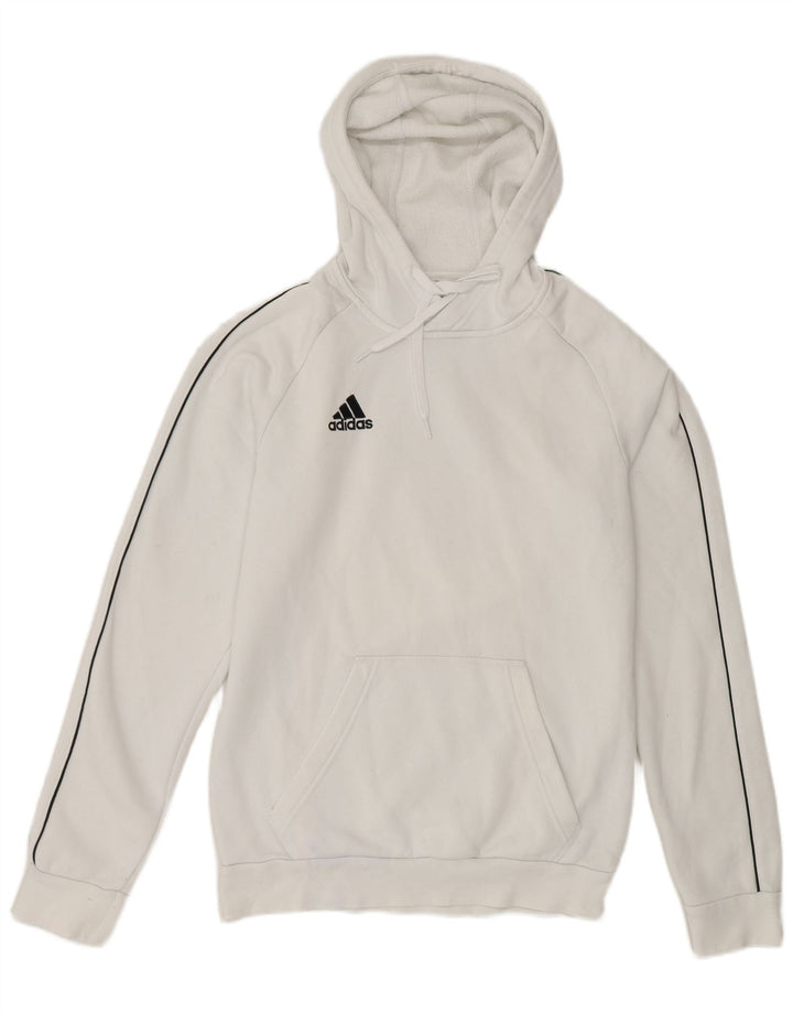 Adidas Pull à capuche pour homme Petit coton blanc