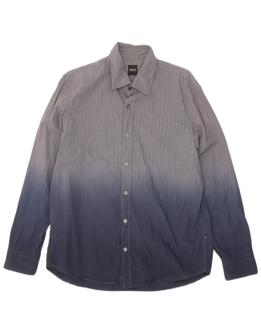 Hugo Boss Chemise Homme Large Bleu Tie Dye Coton