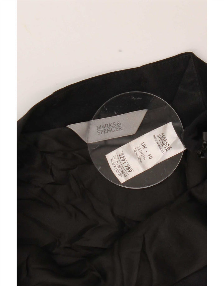 Marks & Spencer Jupe sirène pour femme UK 10 Small W30 Noir Polyester