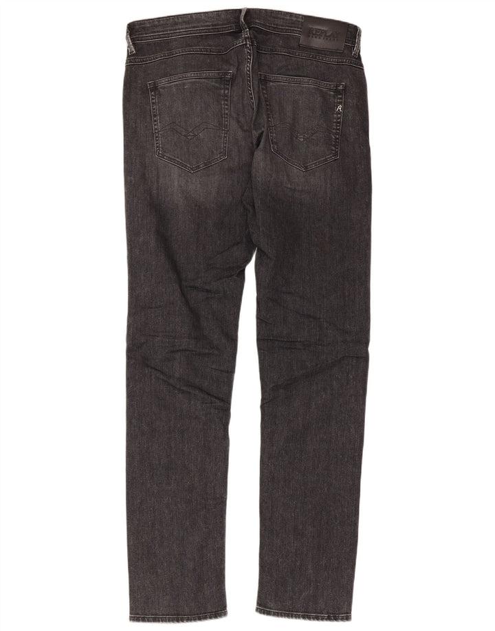REPLAY Jean Slim Willbi Regular W33 L34 Homme Gris Coton