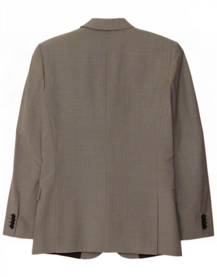 Hugo Boss Veste Blazer 2 Boutons Homme EU 46 Petite Laine Grise