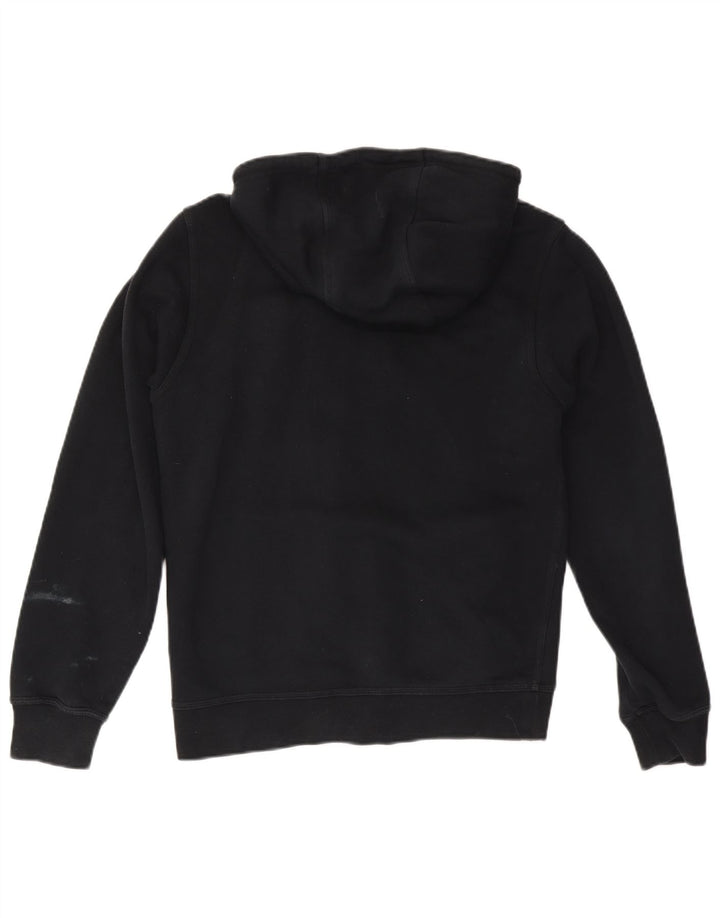 NIKE Pull à capuche zippé pour homme Petit coton noir