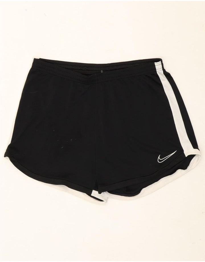 Nike Short de sport Dri Fit pour homme en polyester color block Noir Taille L