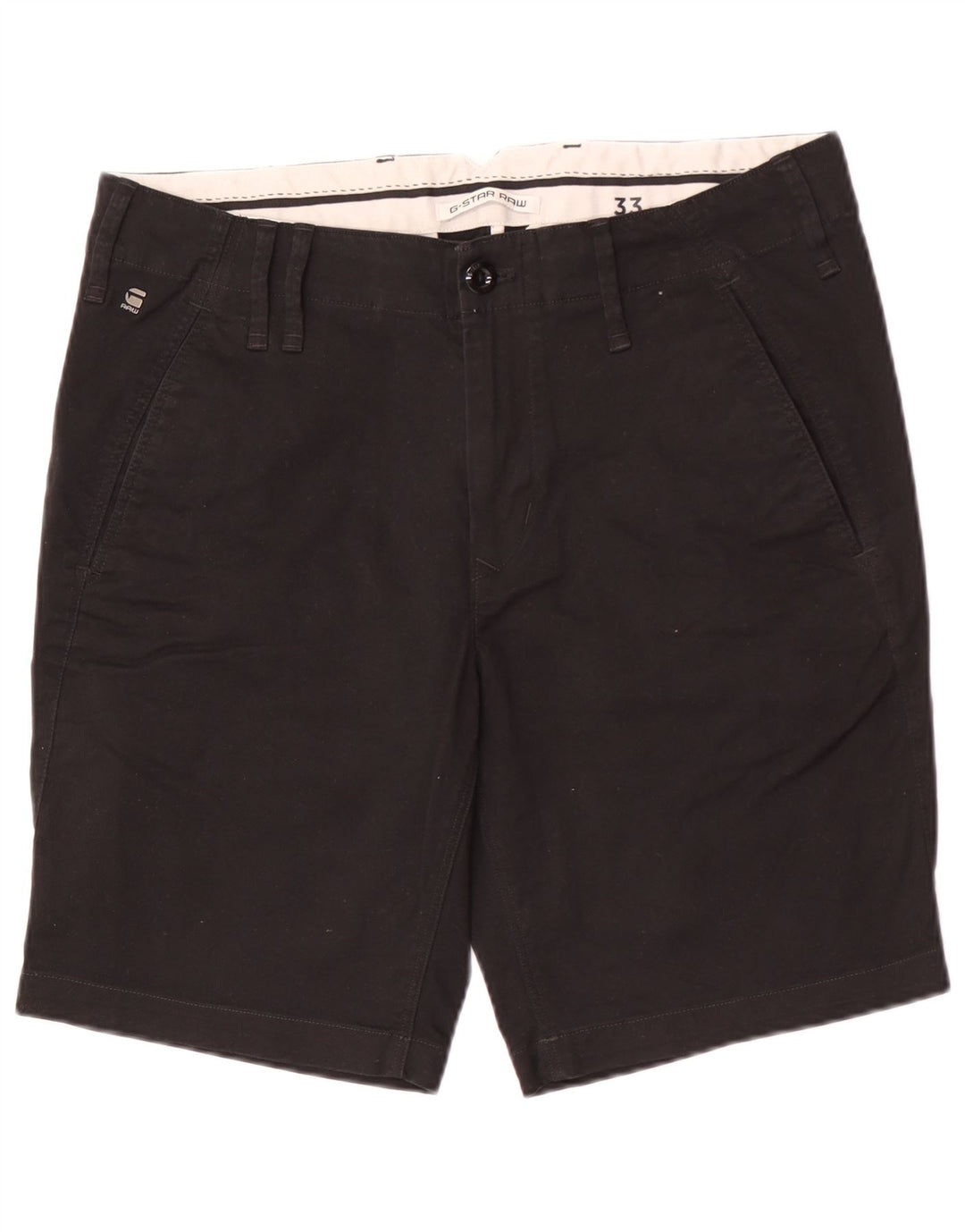 G-Star Short Chino Homme W33 Coton Noir Moyen