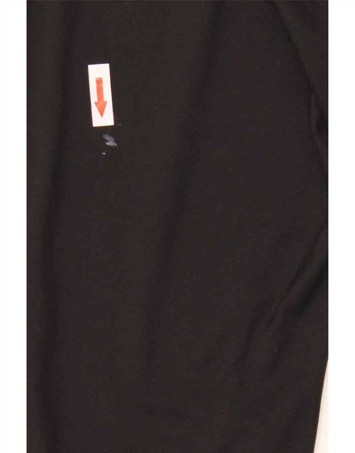 Asics Leggings Capri Femme UK 42 Polyester Noir Moyen