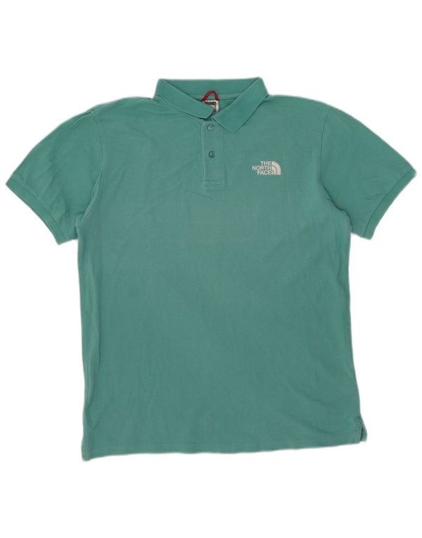 The North Face Polo Homme Coton Turquoise Moyen