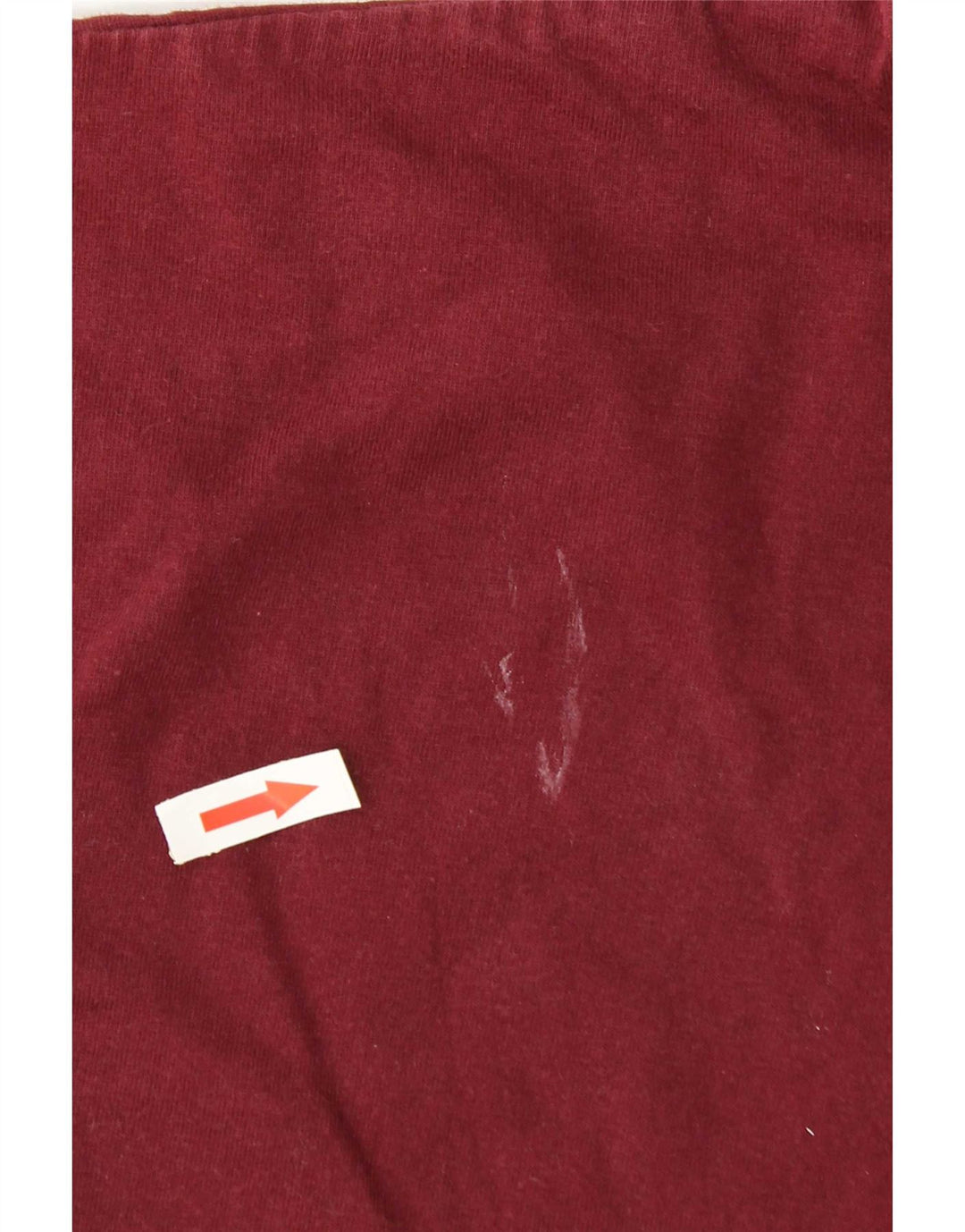 Reebok T-Shirt Homme Haut Large Coton Bordeaux