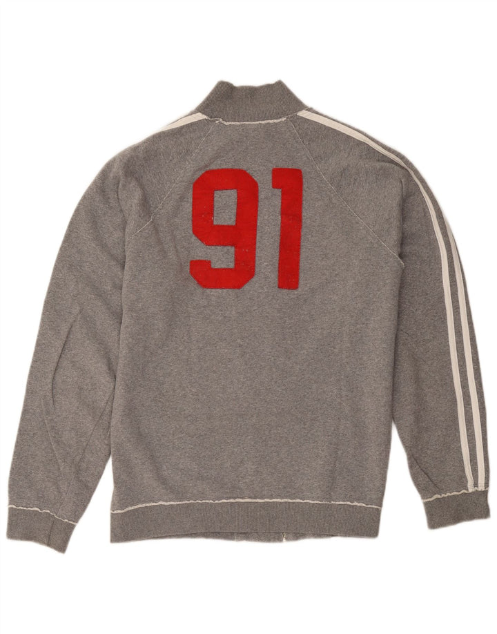 Zu Elements Veste de survêtement graphique pour homme 2XL Gris Coton Sports