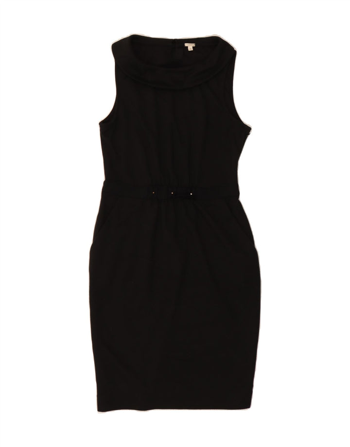 J. CREW Womens Sleeveless Bodycon Dress US 8 Medium Black Polyester Vintage J. Crew and Second-Hand J. Crew from Messina Hembry 