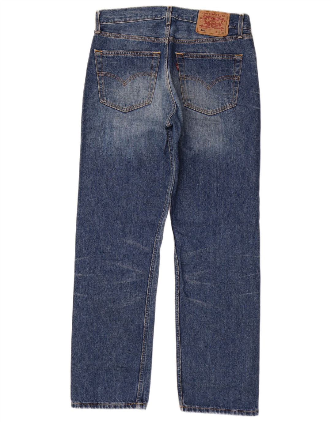 Levi's Jean Droit 501 Homme Bleu W32 L30 Coton
