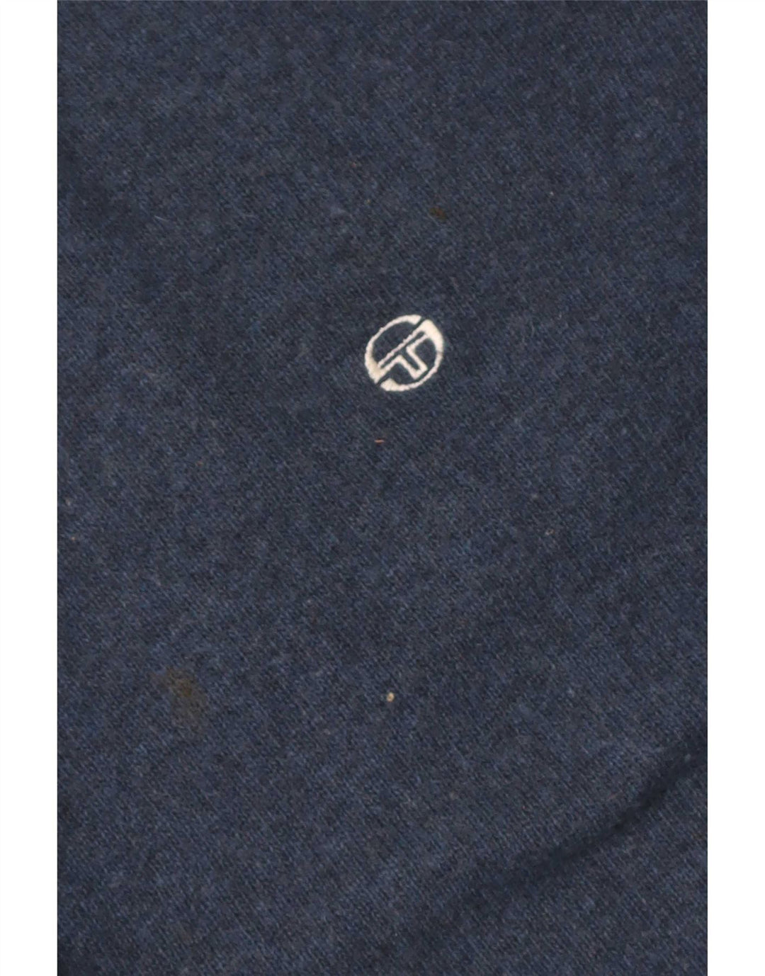 Sergio Tacchini Pull col roulé pour homme en laine bleu marine