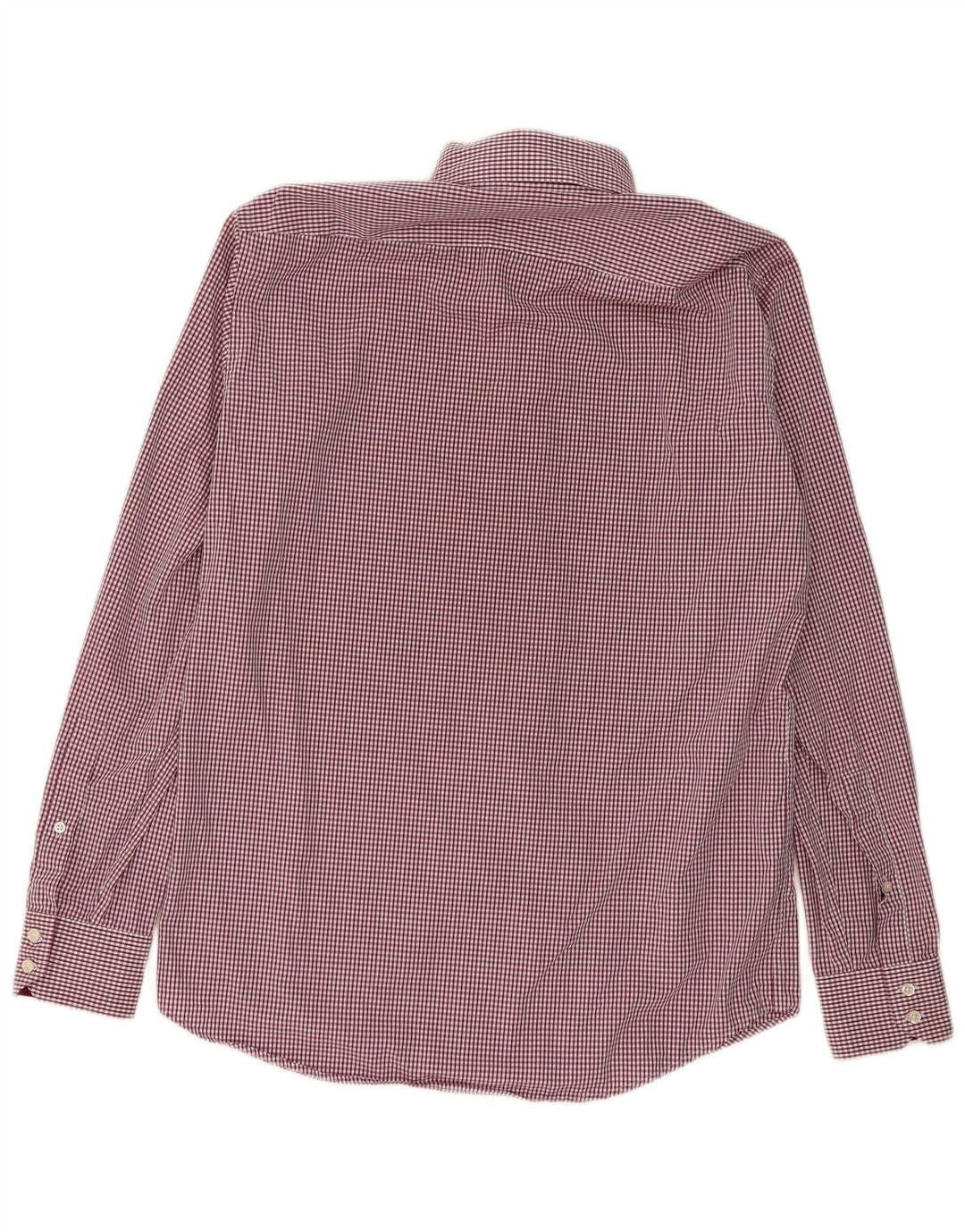 Hugo Boss Chemise coupe classique en coton vichy bordeaux moyen