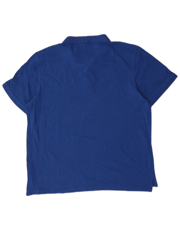 Pierre Cardin Polo coupe régulière pour homme 3XL en coton bleu
