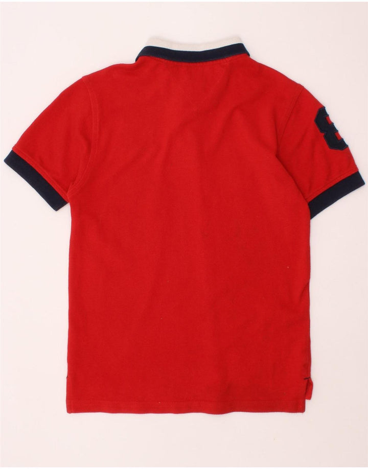 TOMMY HILFIGER Polo Graphique Garçon 6-7 ans Rouge Coton
