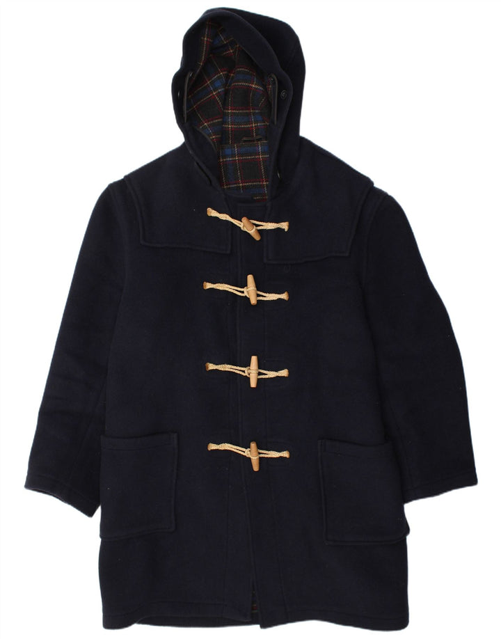 MONTGOMERY Duffle-coat à capuche pour homme UK 48 4XL Bleu marine Laine