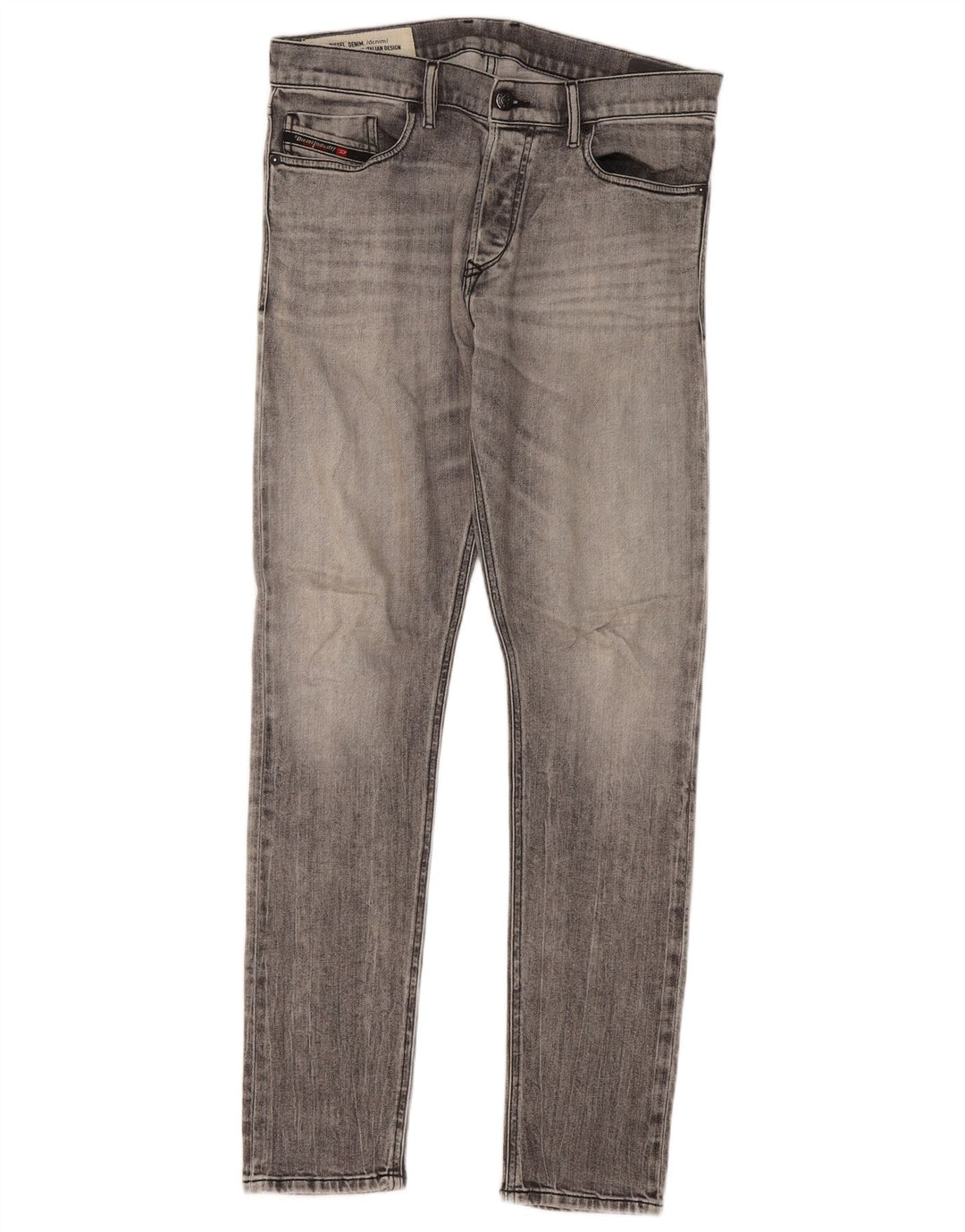 Diesel Jean Slim W32 L32 Gris Coton Homme