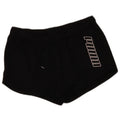 PUMA Short de sport graphique pour femme UK 14 Large Noir Polyester