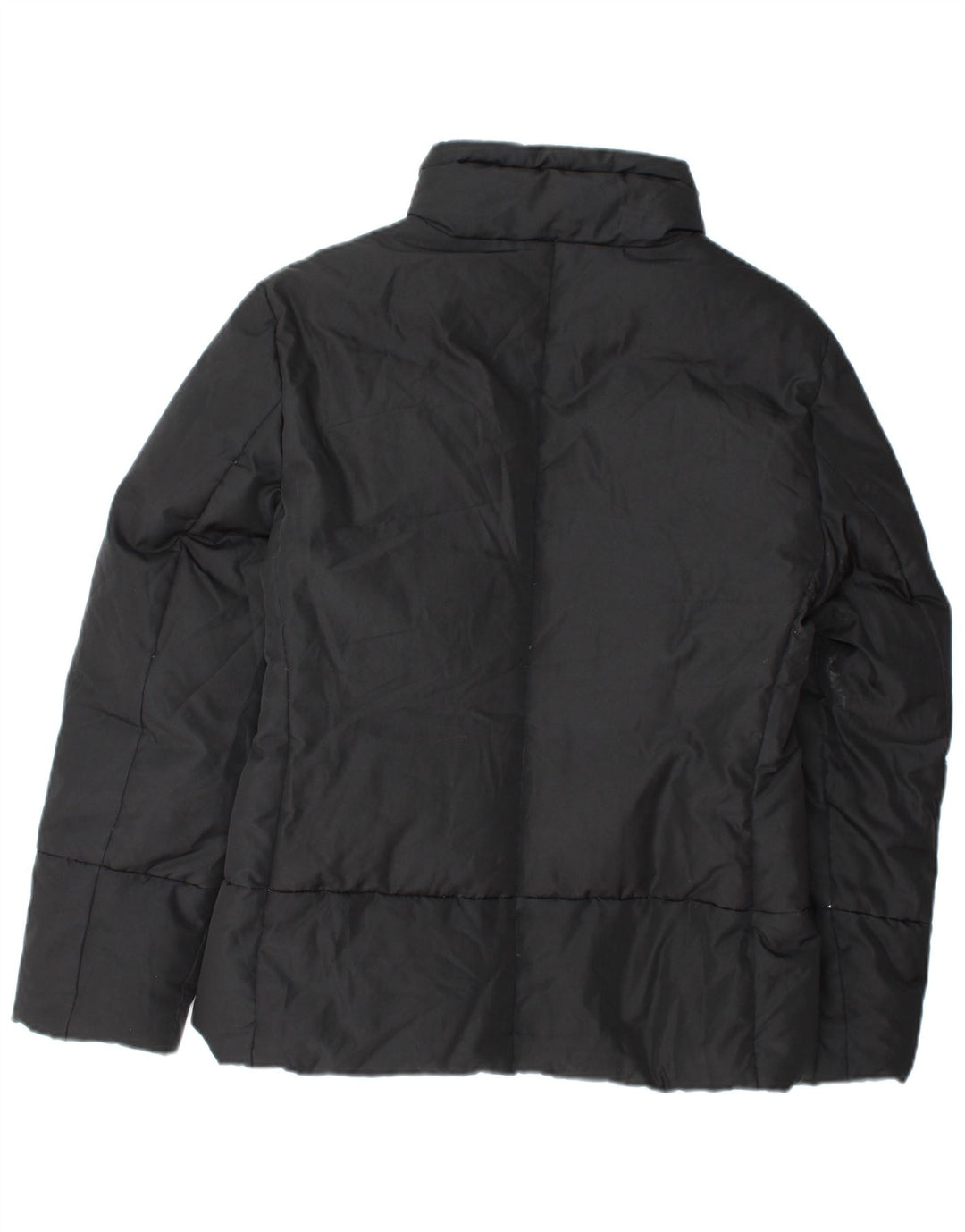 SISLEY Veste matelassée pour femme UK 44 Medium Noir Polyester