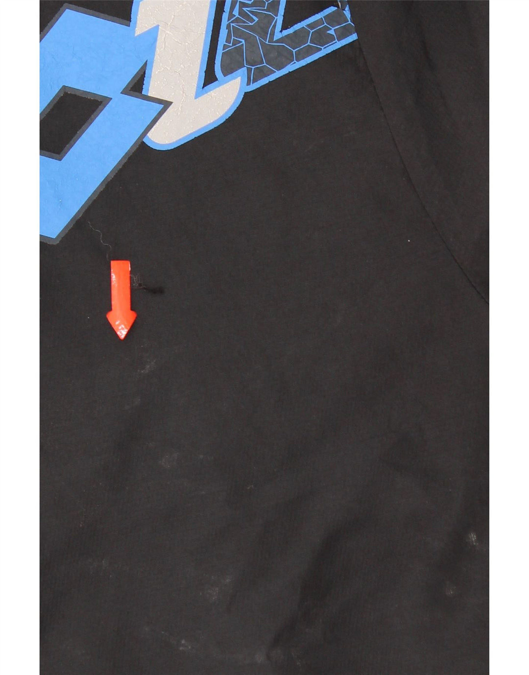 Lotto Veste de survêtement graphique pour homme XL Noir Colourblock